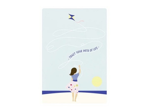 Postkarte Tante Tia Affirmation Trust your A6 14,8x10x5cm