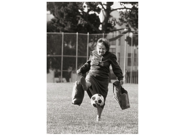 Postkarte Cart Fussball A6