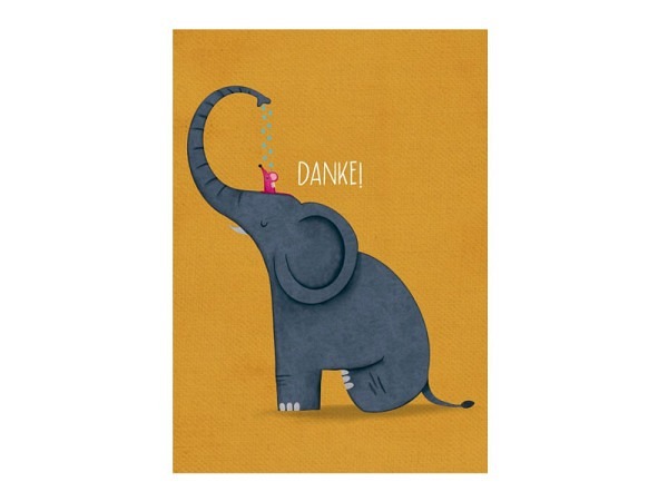 Postkarte Soko Elefant A6 105 x 148 mm