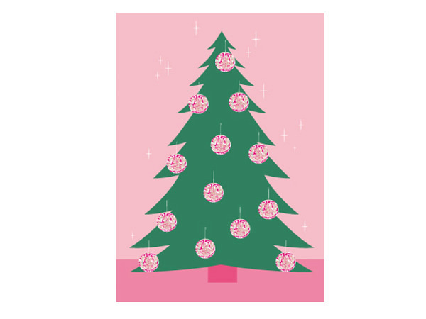 Postkarte Toni Starck Disco Tree A6