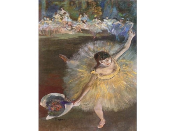 Postkarte Kunstverlag Edgar Degas Abschluss der Arabeske…