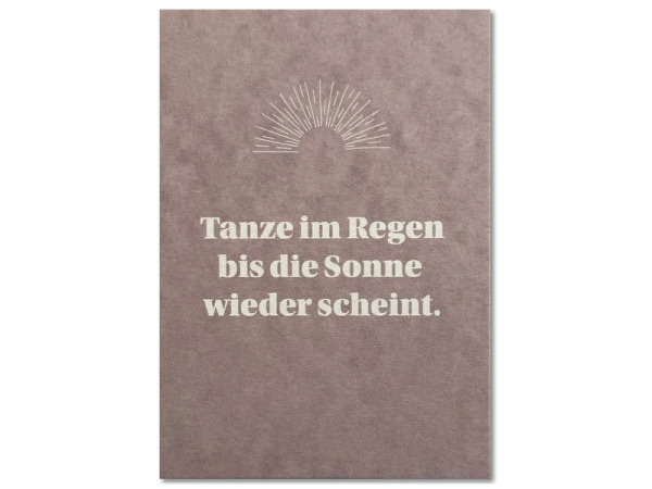 Postkarte Keitcards Tanze im Regen
