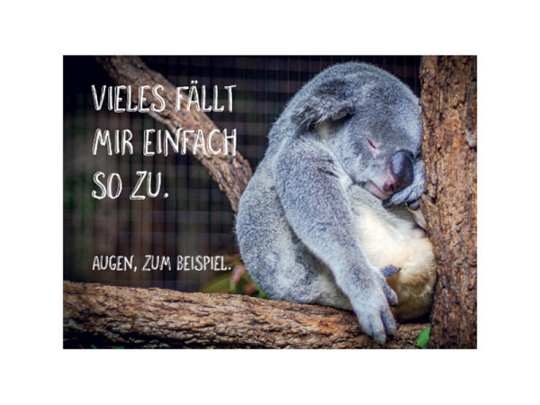Postkarte Anderskartig Modern Times Vieles fällt mir einfach so zu