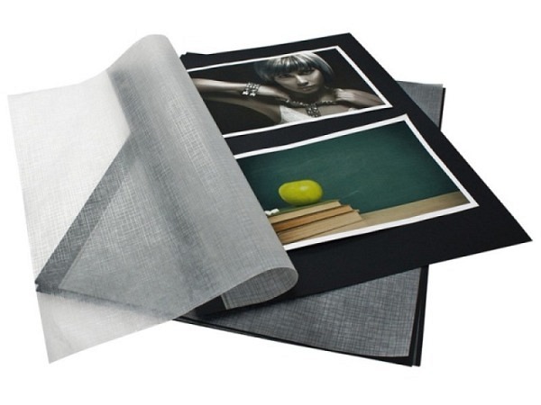 Fotoblätter Goldbuch schwarz A4