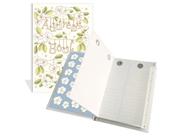 Adressbuch Quire singender Vogel