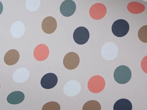 Geschenkpapier Haferkorn Polka dots 50x70cm Bogen