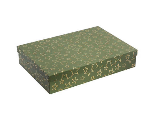 Geschenkschachtel Artoz Pure Box A4 + Stern grün