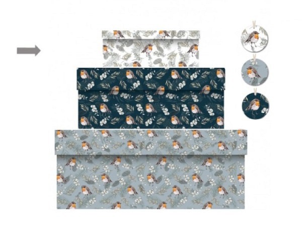 Geschenkschachtel Chic.Mic Toasted Crumpet Robin und Eucalyptus Mix Grösse 1