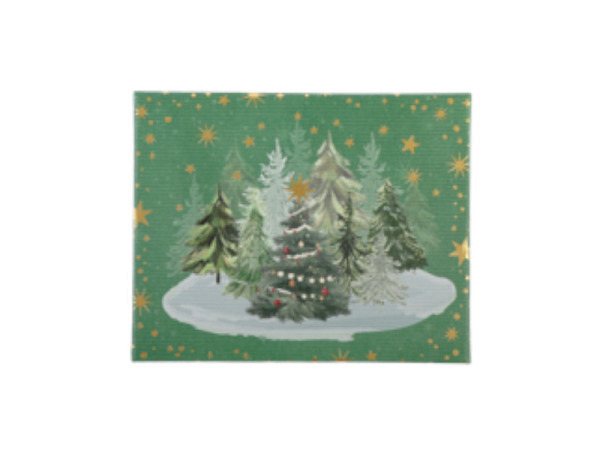 Geschenkschachtel Artebene Weihnachtswald, 10x8x3cm