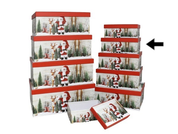 Geschenkschachtel Gerimport Santa Claus Grösse 3