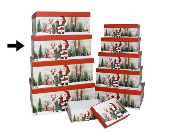 Geschenkschachtel Gerimport Santa Claus Grösse 8