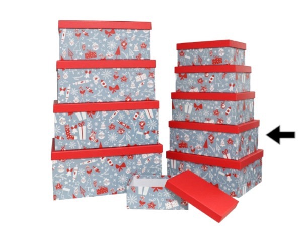 Geschenkschachtel Gerimport Weihnachtssujets Grösse 5