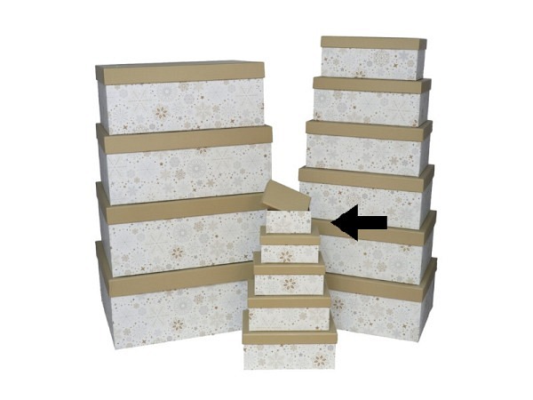 Geschenkschachtel Gerimport Snow Grösse 1