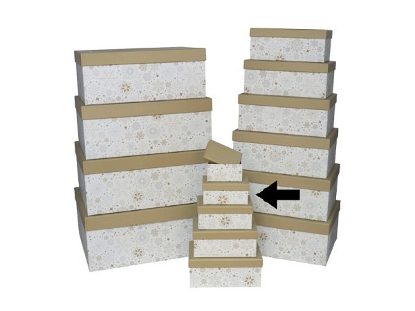 Geschenkschachtel Gerimport Snow Grösse 2