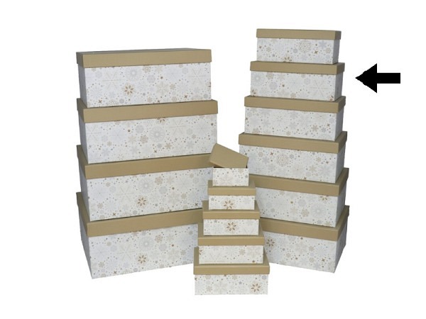 Geschenkschachtel Gerimport Snow Grösse 7