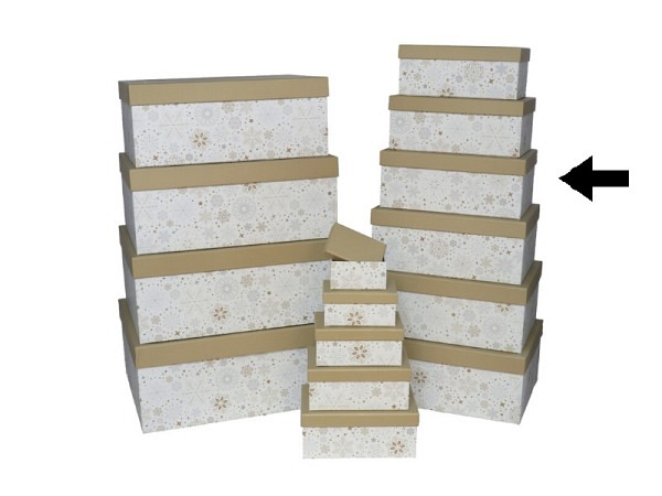 Geschenkschachtel Gerimport Snow Grösse 8