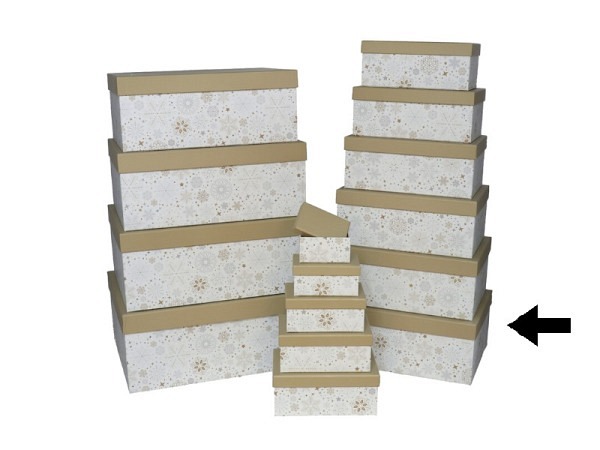 Geschenkschachtel Gerimport Snow Grösse 11