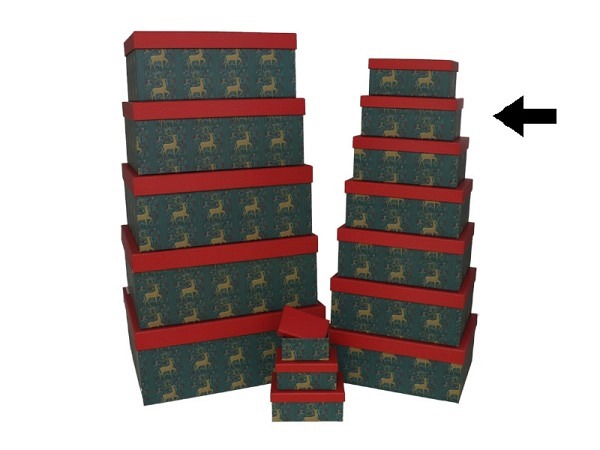 Geschenkschachtel Gerimport Reindeer Grösse 5
