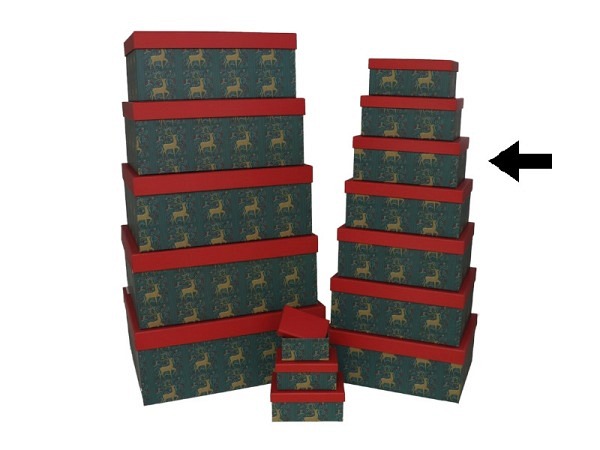 Geschenkschachtel Gerimport Reindeer Grösse 6