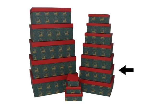 Geschenkschachtel Gerimport Reindeer Grösse 9