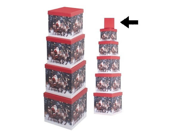 Geschenkschachtel Gerimport Desi quadratisch kubisch Grösse 1