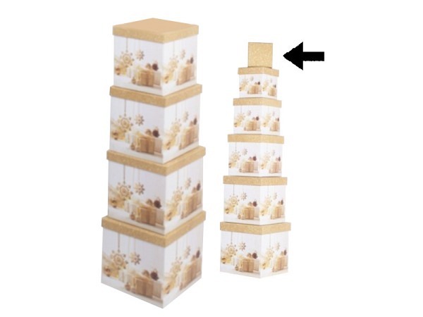 Geschenkschachtel Gerimport Tose quadratisch kubisch Grösse 1