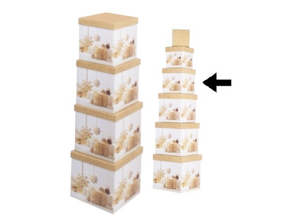 Geschenkschachtel Gerimport Tose quadratisch kubisch Grösse 3