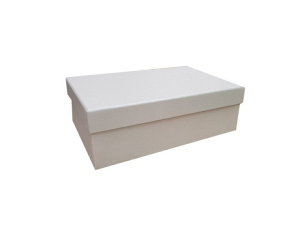 Geschenkschachtel Artoz Pure Box rechteckig M Perle weiss