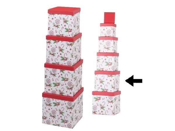 Geschenkschachtel Gerimport Pepi quadratisch kubisch Grösse 5