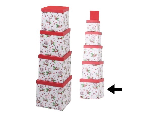 Geschenkschachtel Gerimport Pepi quadratisch kubisch Grösse 6