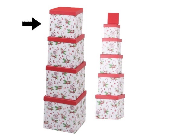Geschenkschachtel Gerimport Pepi quadratisch kubisch Grösse 7