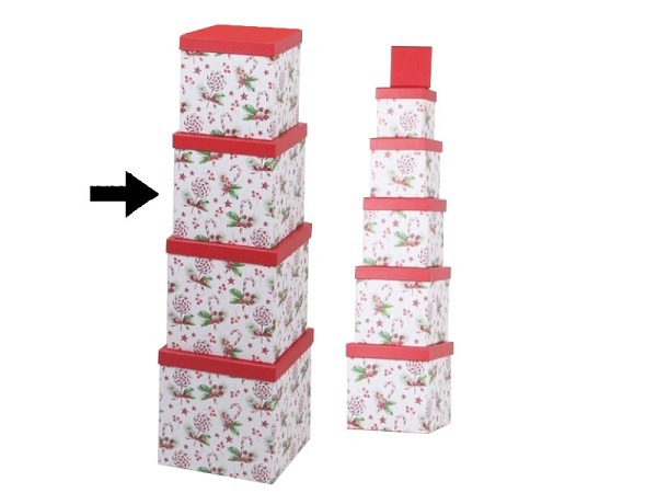Geschenkschachtel Gerimport Pepi quadratisch kubisch Grösse 8