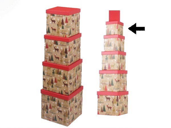 Geschenkschachtel Gerimport Moi quadratisch kubisch Grösse 2