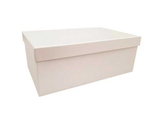 Geschenkschachtel Artoz Pure Box rechteckig L Perle weiss