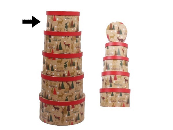 Geschenkschachtel Gerimport Moi rund Grösse 6