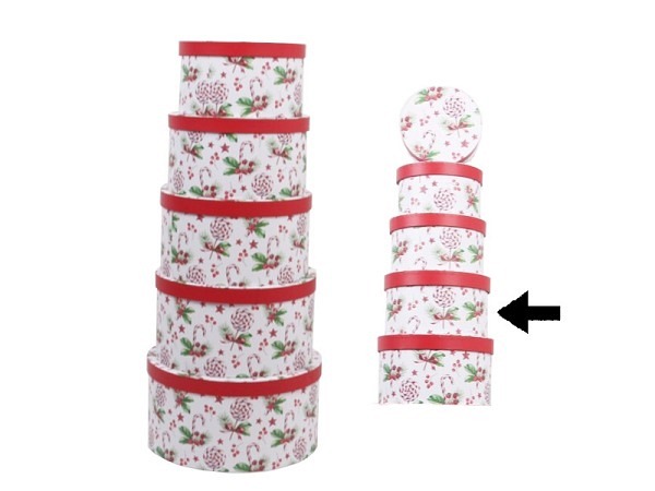 Geschenkschachtel Gerimport Pepi rund Grösse 4
