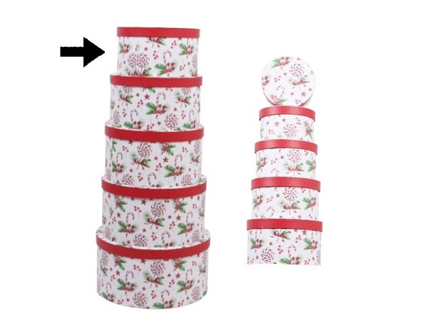 Geschenkschachtel Gerimport Pepi rund Grösse 6