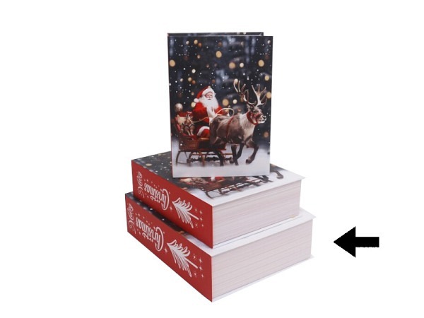 Geschenkschachtel Gerimport Desi Buchform Grösse 3