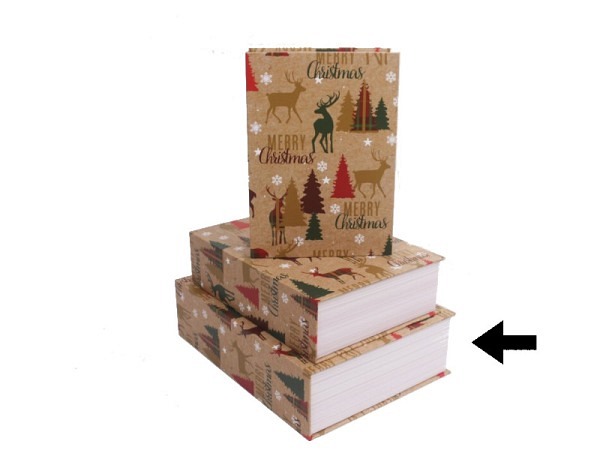 Geschenkschachtel Gerimport Moi Buchform Grösse 3