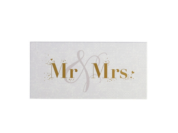Geschenkschachtel Artebene Mr&Mrs rechteckig