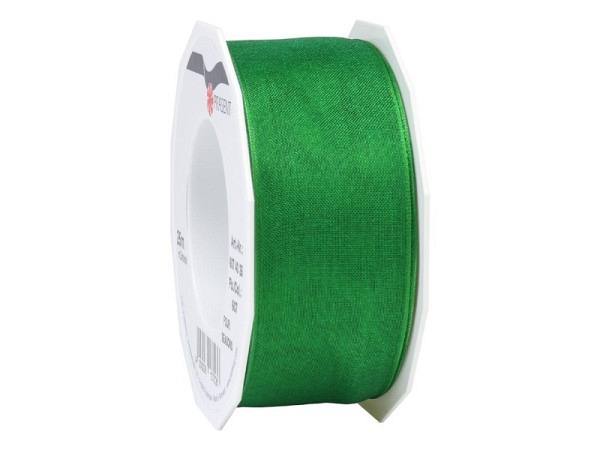 Geschenkband Präsent Organza 40mmx25m grün