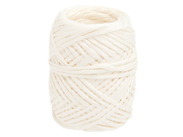 Geschenkband Rico Design Papierband 2mmx25m weiss