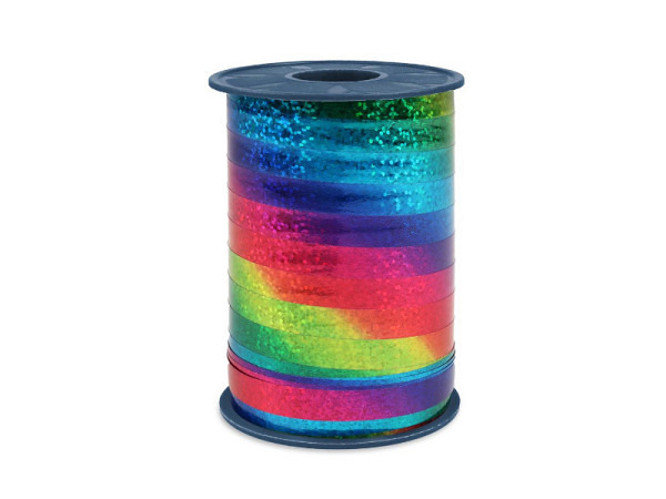 Geschenkband Präsent Holly 10mmx200m Regenbogen
