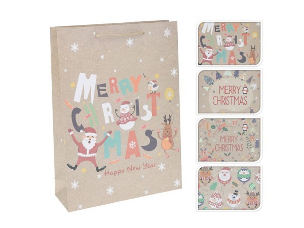 Geschenksack Weihnachten Grösse 25x8x34cm