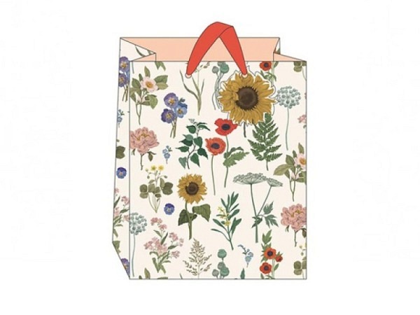 Geschenksack Theartfile Sunflower Floral L 33x45x15cm