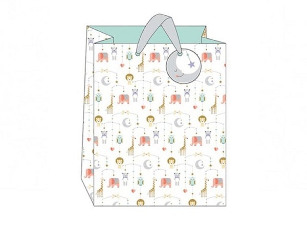 Geschenksack Theartfile Baby Mobile L 33x45x15cm