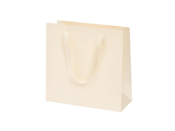 Geschenksack Rico Design Natur elfenbein S 18x18x10cm