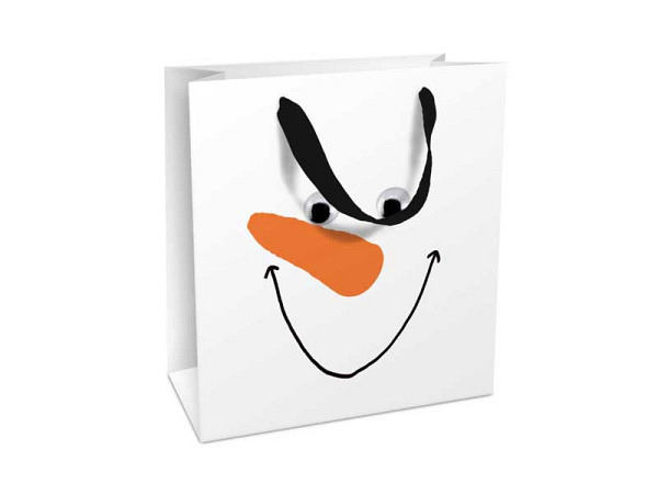 Geschenksack Braun&Company Happy Snowman