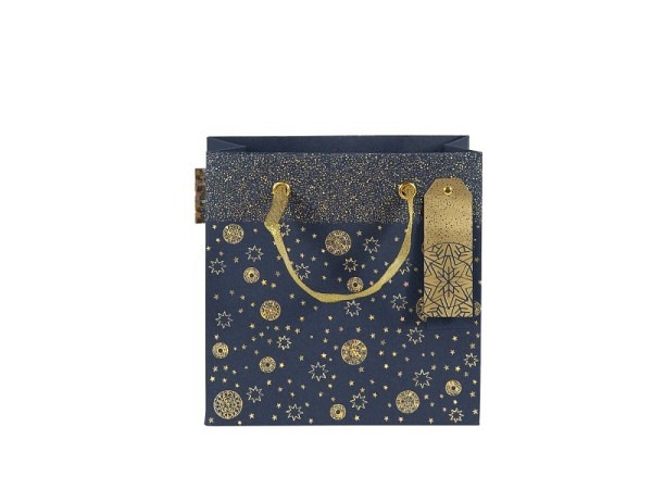 Geschenksack Artebene Weihnachten Sterne 20x20x11cm