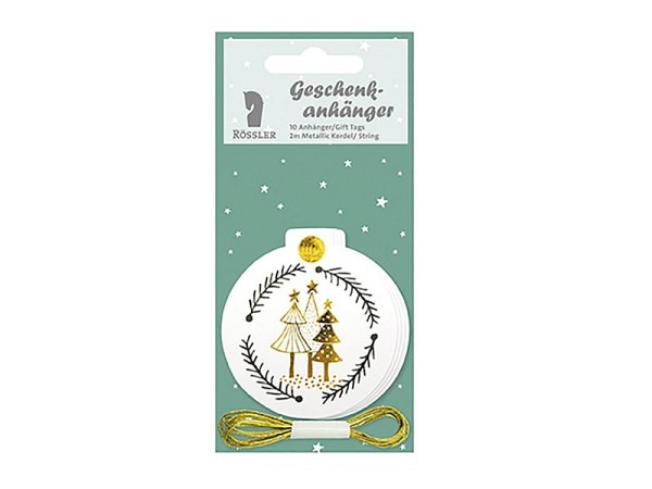 Geschenksanhänger Rössler Kreativ Welt Weihnachten 10Stk